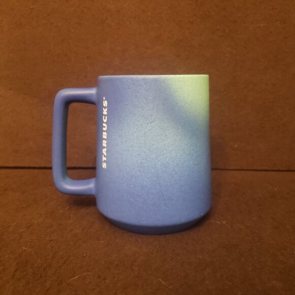 STARBUCKS Blue Green Ombre Summer Coffee Mug 14 fl oz - Picture 1 of 11